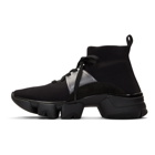 Givenchy Black Jaw Mid-Top Sneakers