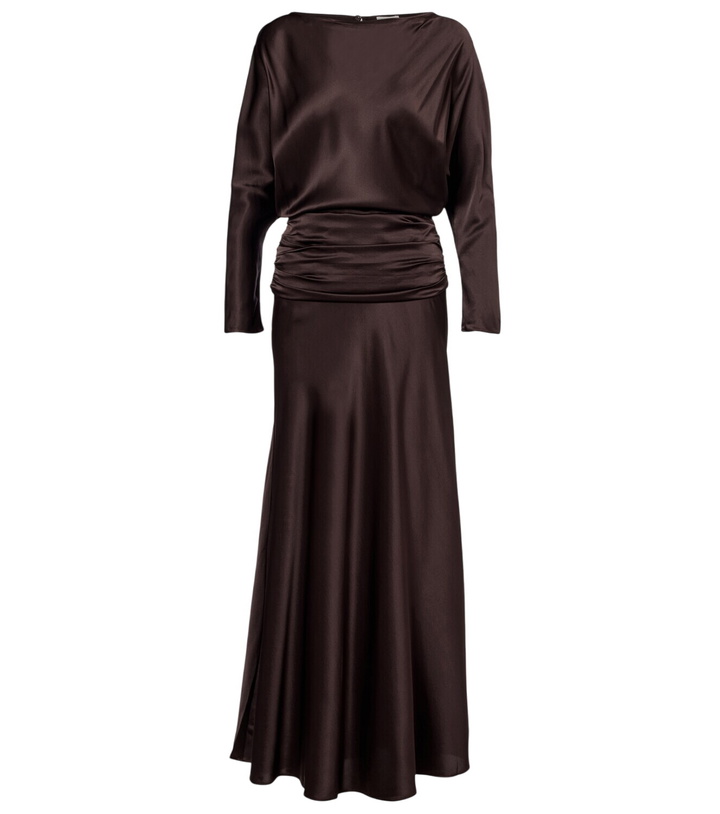 green emerald velvet dress STAUD CASSIE DRESS GARDEN GREEN