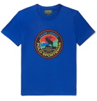 Polo Ralph Lauren - Slim-Fit Printed Cotton-Jersey T-Shirt - Blue