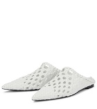 Khaite - Waverly woven faux leather slippers