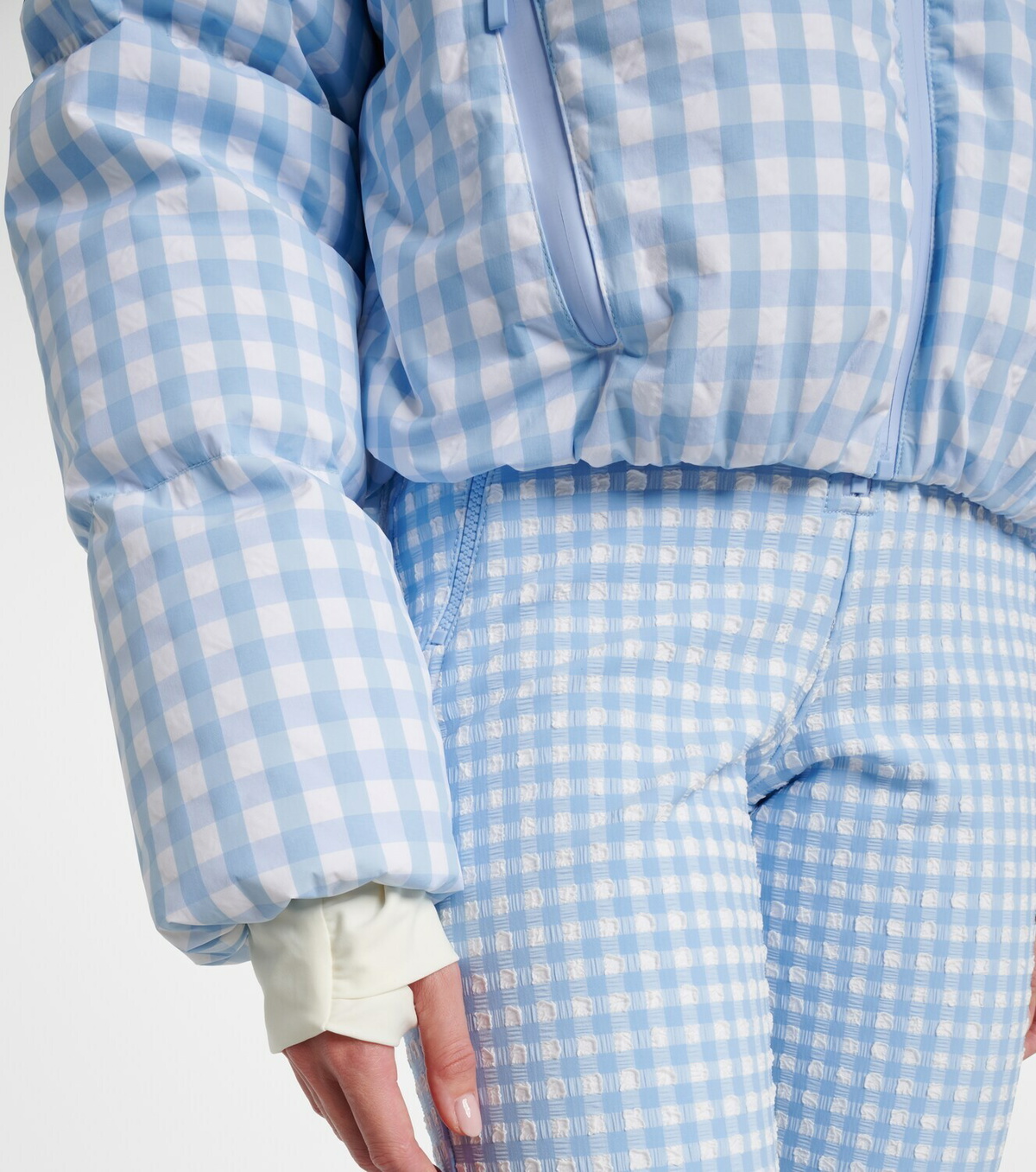 Cordova Cortina gingham down ski jacket
