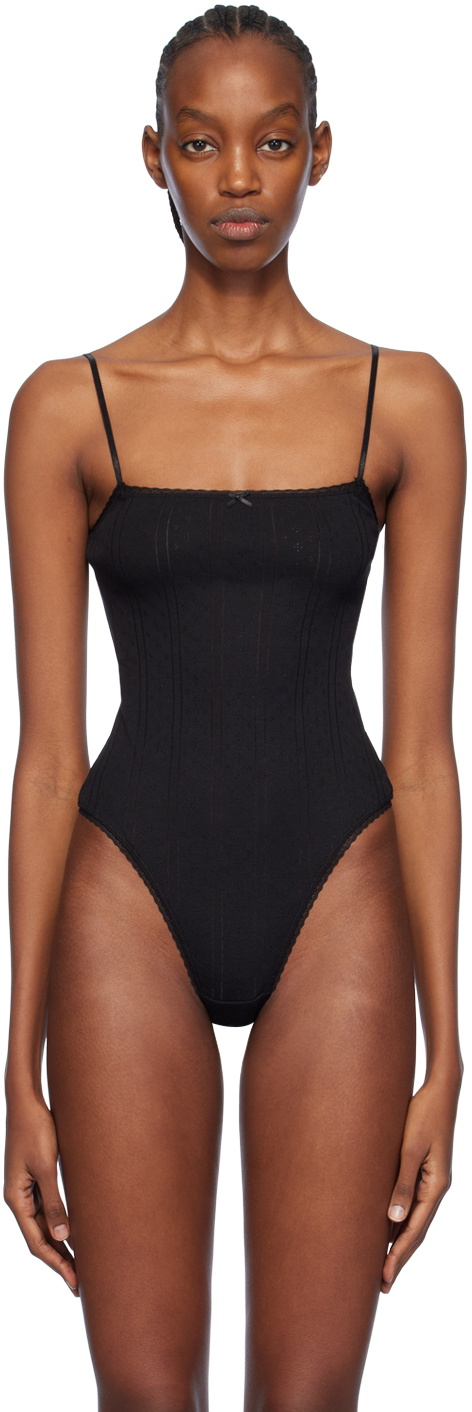Cou Cou Black 'The Bodysuit' Bodysuit