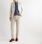 Boglioli - Slim-Fit Unstructured Stretch-Cotton Drill Suit Jacket - Neutrals