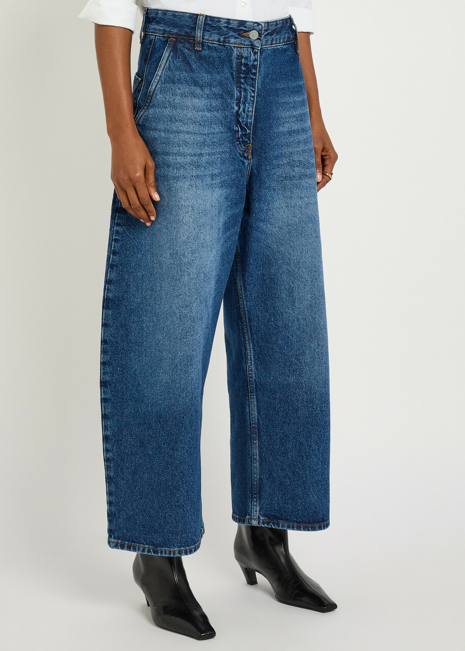 Studio Nicholson Chalco Barrel-leg Jeans Denim