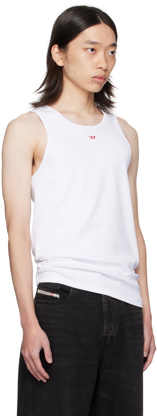 Diesel White T-Lifty-D Tank Top Diesel