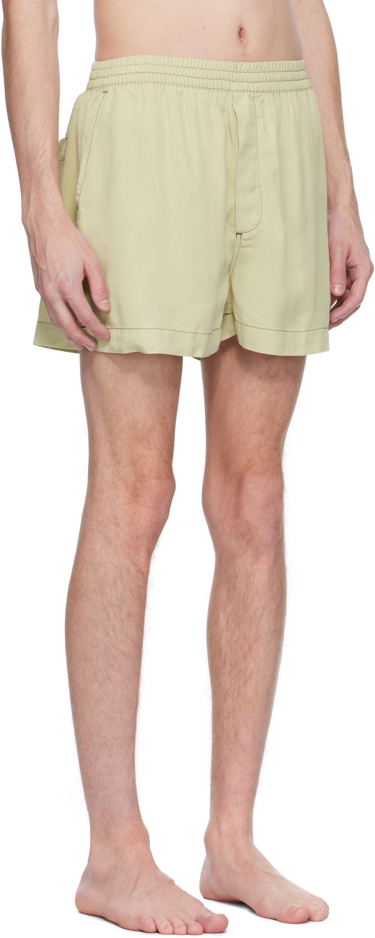 CDLP Beige Pool Swim Shorts