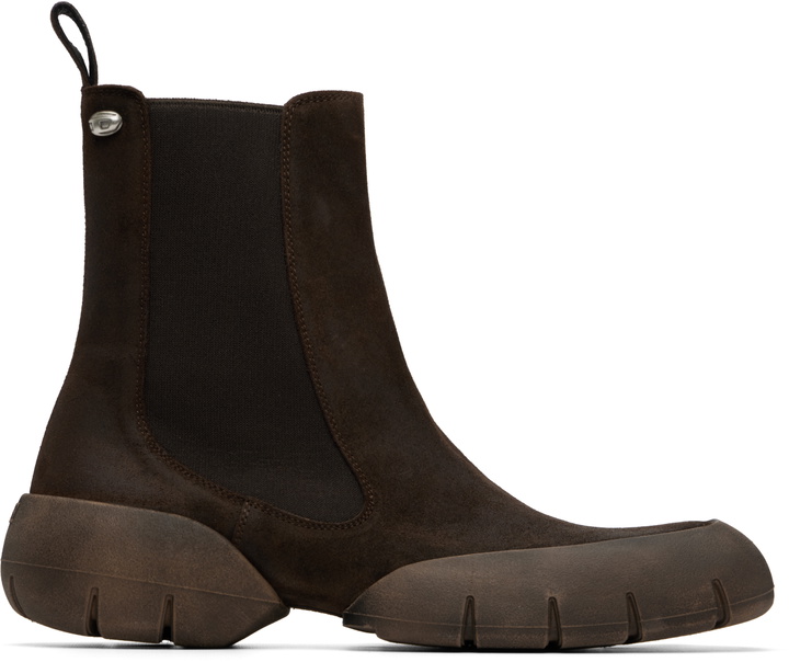 Photo: Diesel Brown D-Mathieu Suede Chelsea Boots
