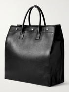 SAINT LAURENT - Logo-Embossed Leather Tote Bag