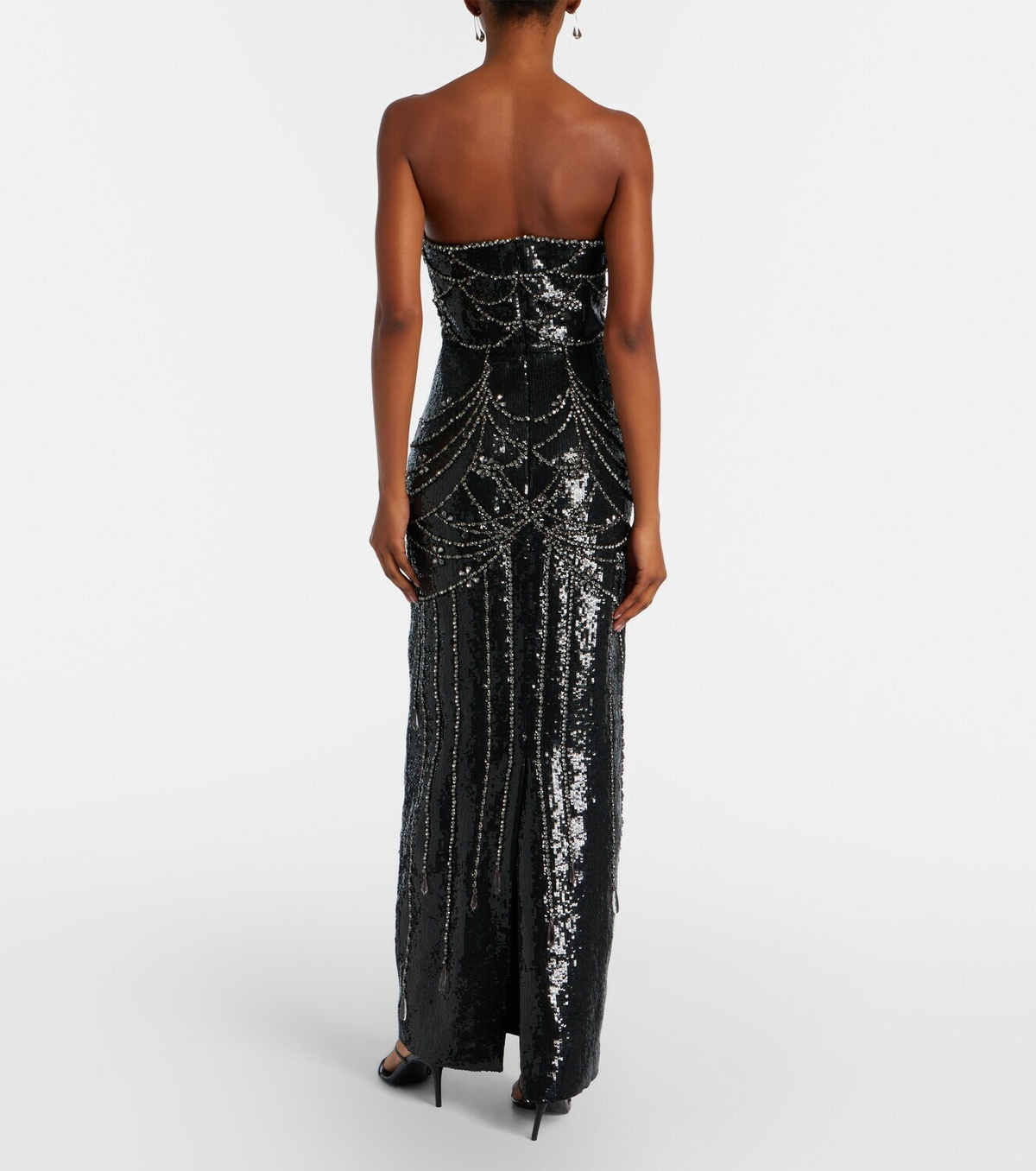 Clio Peppiatt Chandelier embellished gown