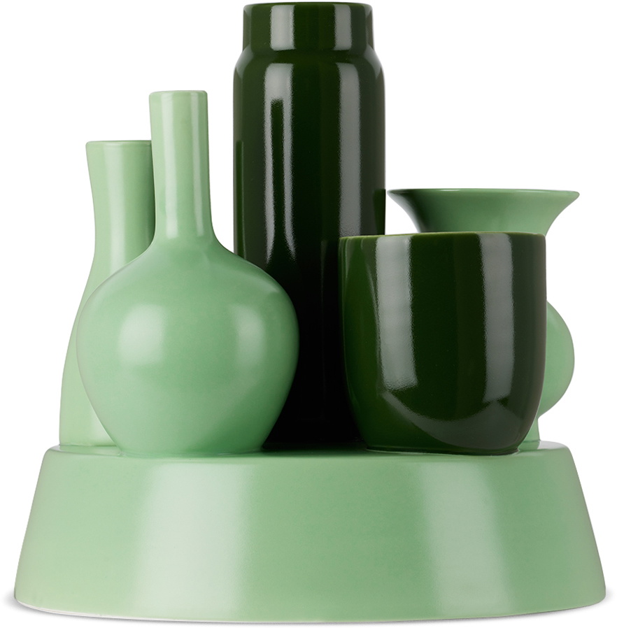 POLSPOTTEN Green Hong Kong Vase