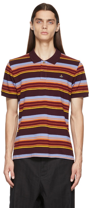 Photo: Vivienne Westwood Burgundy Striped Rugby Polo