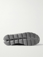 ON - Cloud 5 Rubber-Trimmed Mesh Sneakers - Gray
