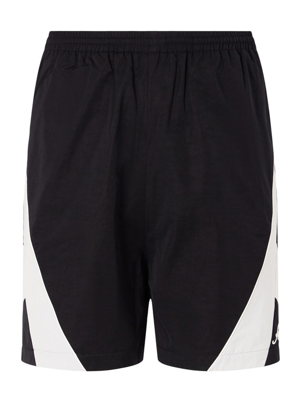 Photo: Acne Studios - Rofit Logo-Embroidered Shell Shorts - Black