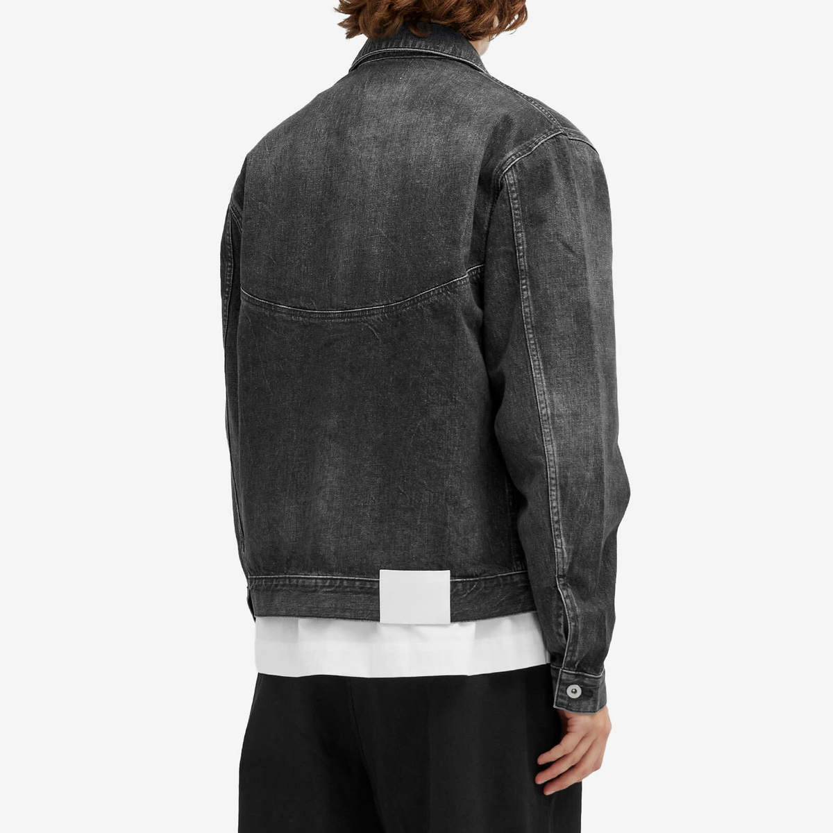 Sage Nation Men's Vintage Denim Jiji Jacket in Black Vintage Sage Nation Men's Vintage Denim Jiji Jacket in Black Vintage