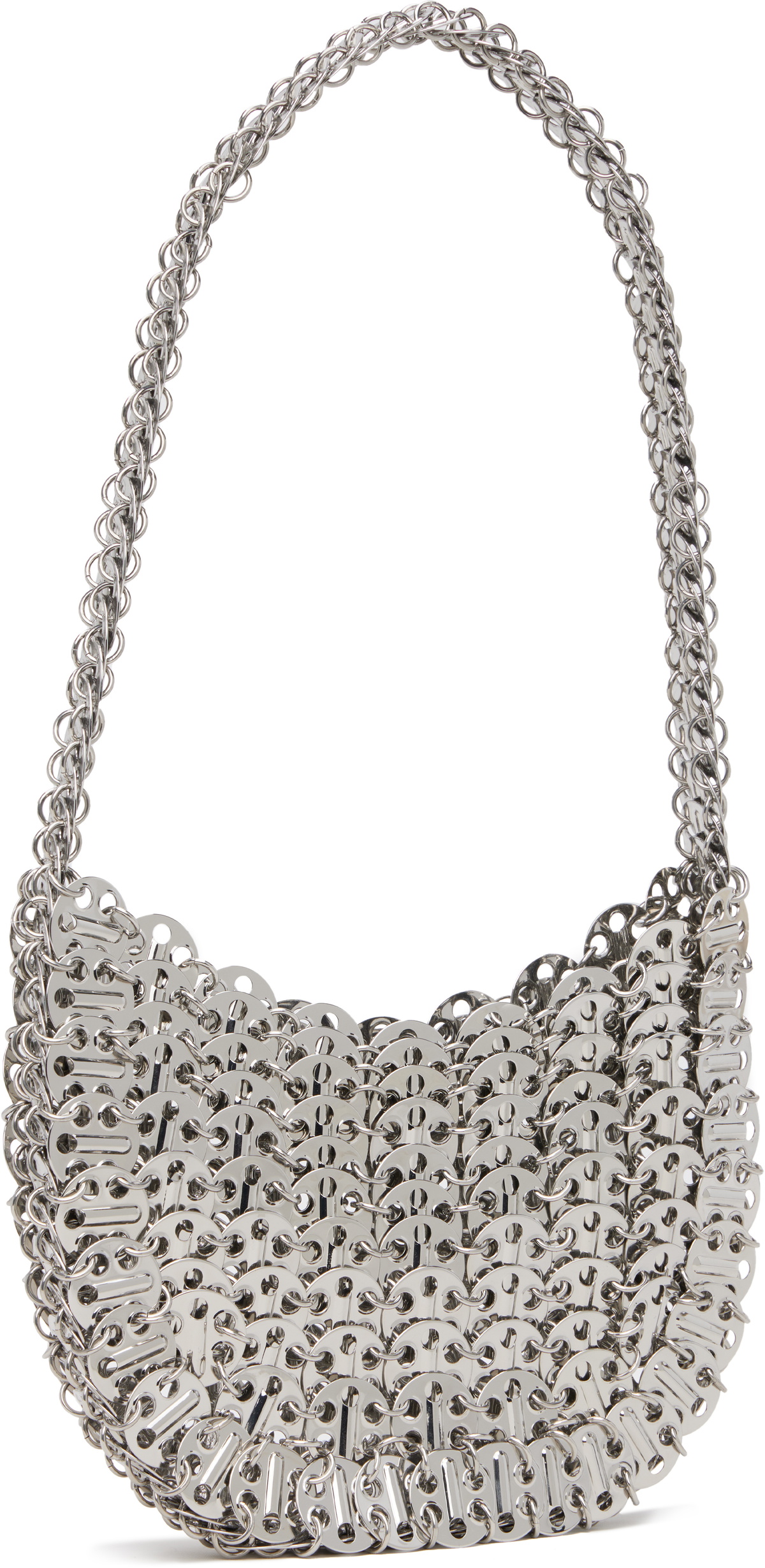 Rabanne Silver Iconic 1969 Moon Bag Paco Rabanne