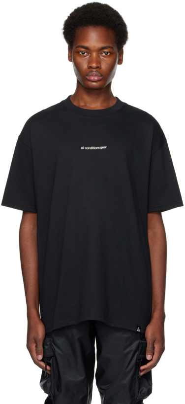 Photo: Nike Black Printed T-Shirt