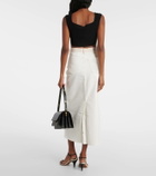 AG Jeans Denim maxi skirt