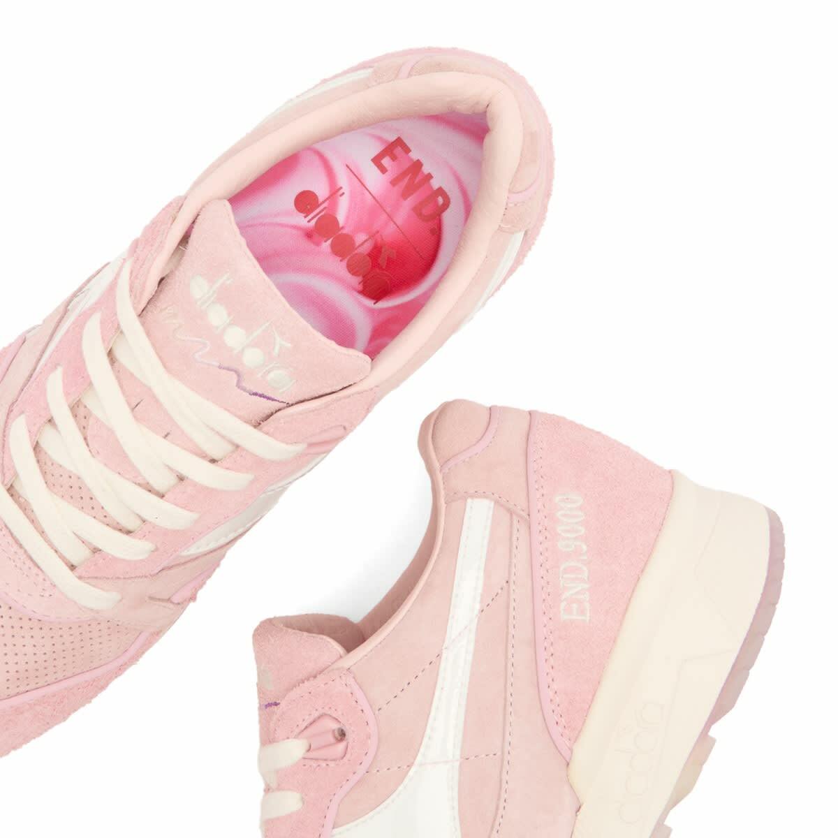 END. x Diadora N9000 Sneaker in Pink