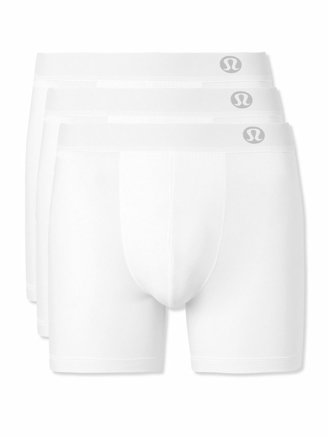 Lululemon - Always in Motion Three-Pack Stretch-Modal Jersey Boxer Briefs - White