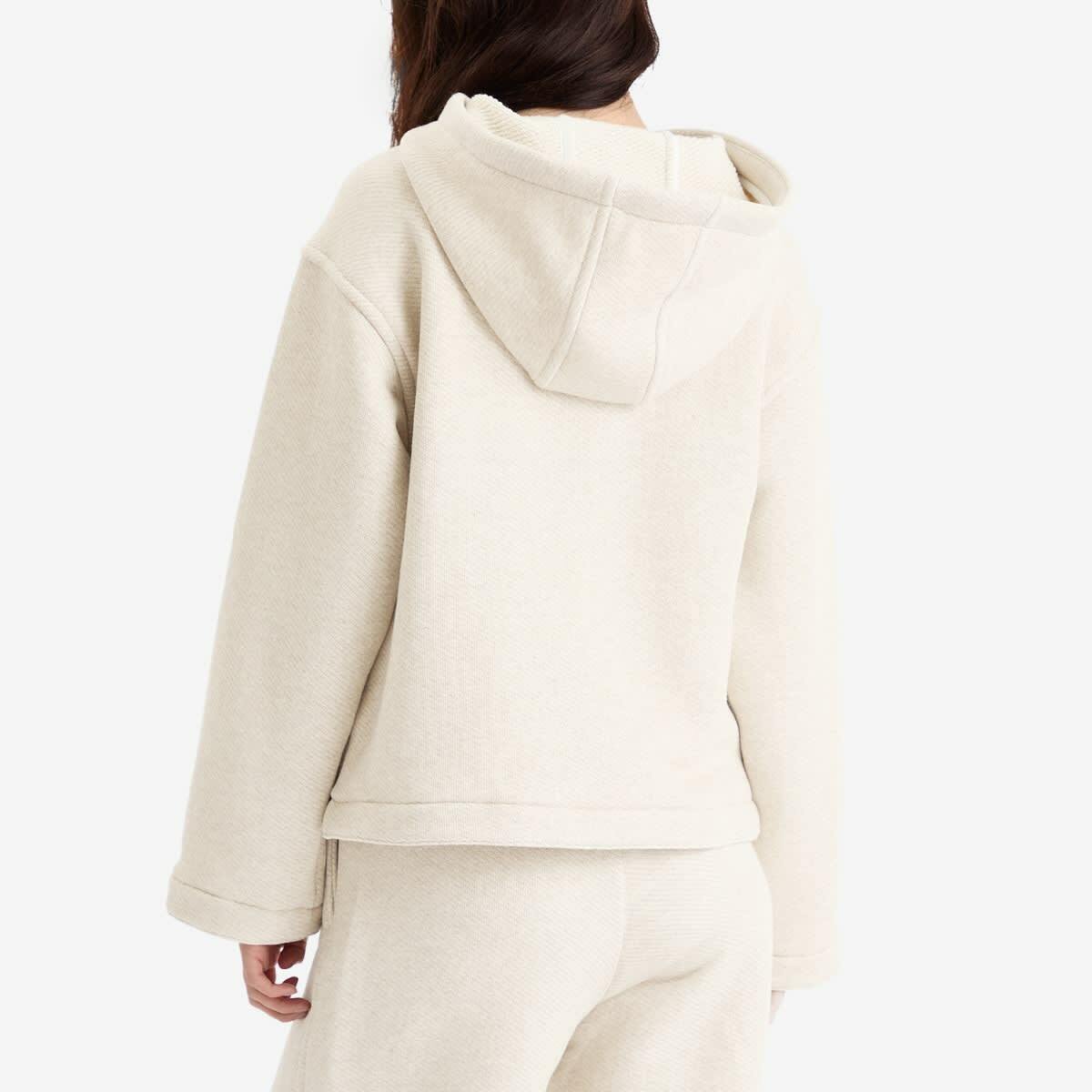 Max Mara Women's Gary Logo Hoodie in Albino