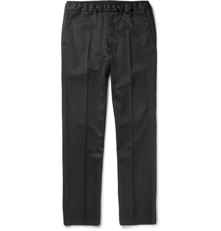 Photo: VALENTINO - Wool Trousers - Gray