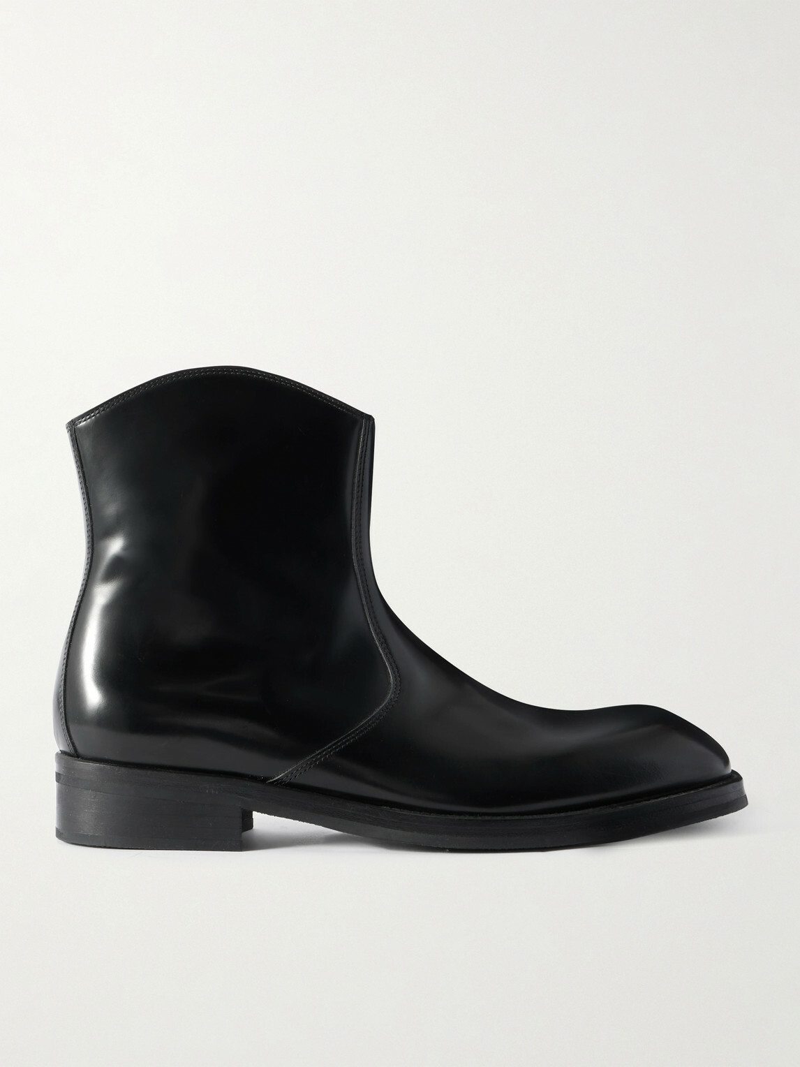 LEMAIRE - Leather Boots - Black