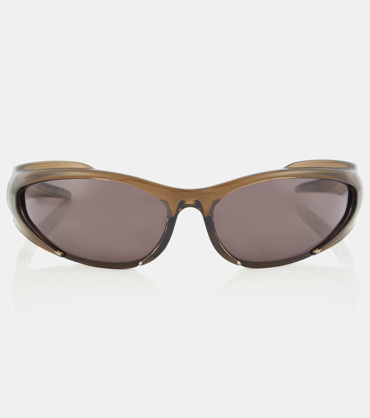 Balenciaga oval サングラス Swift Oval Sunglasses in Silver | Balenciaga US