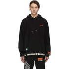 Heron Preston Black Jacquard Hoodie