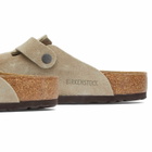 Birkenstock Boston Clog - Taupe Suede