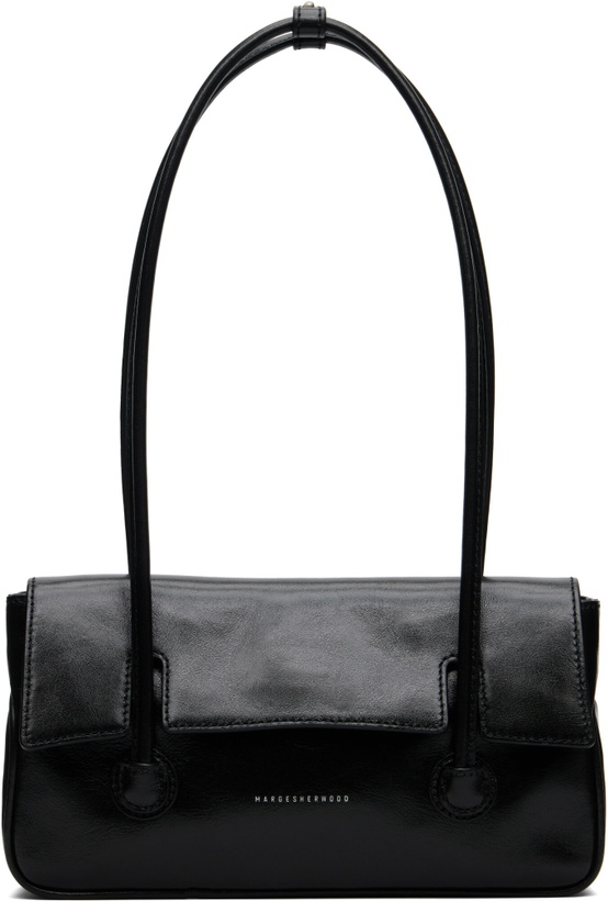 Photo: MARGESHERWOOD Black Flap Small Bag