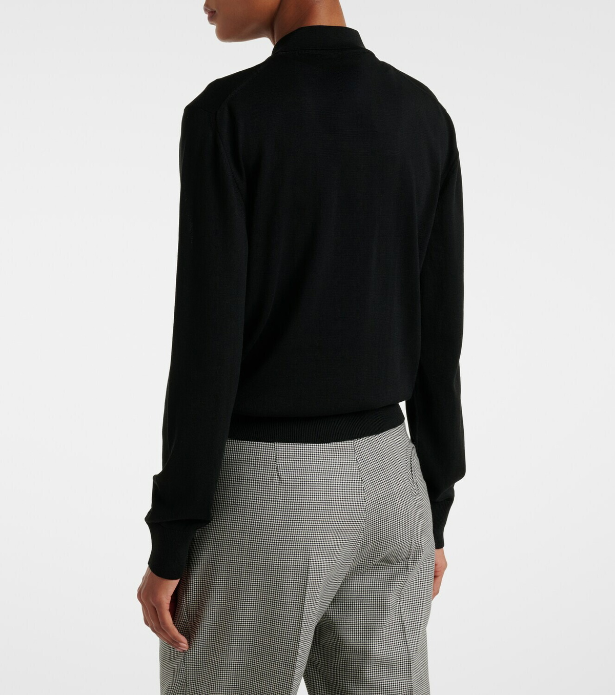 Blazé Milano Alegria silk and cotton polo sweater