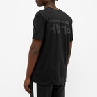 Comme des Garçons Play Men's Text Logo T-Shirt in Black/Black