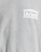 Aries Mens Sweatshirt in Light grey