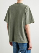 FrizmWORKS - Garment-Dyed Cotton-Jersey T-Shirt - Green