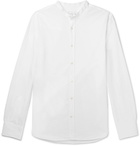 Officine Generale - Slim-Fit Grandad-Collar Cotton-Seersucker Shirt - Men - White