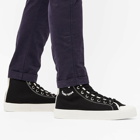 Paul Smith Men's Kibby Happy Canvas Hi-Top Top Sneakers in Black/White