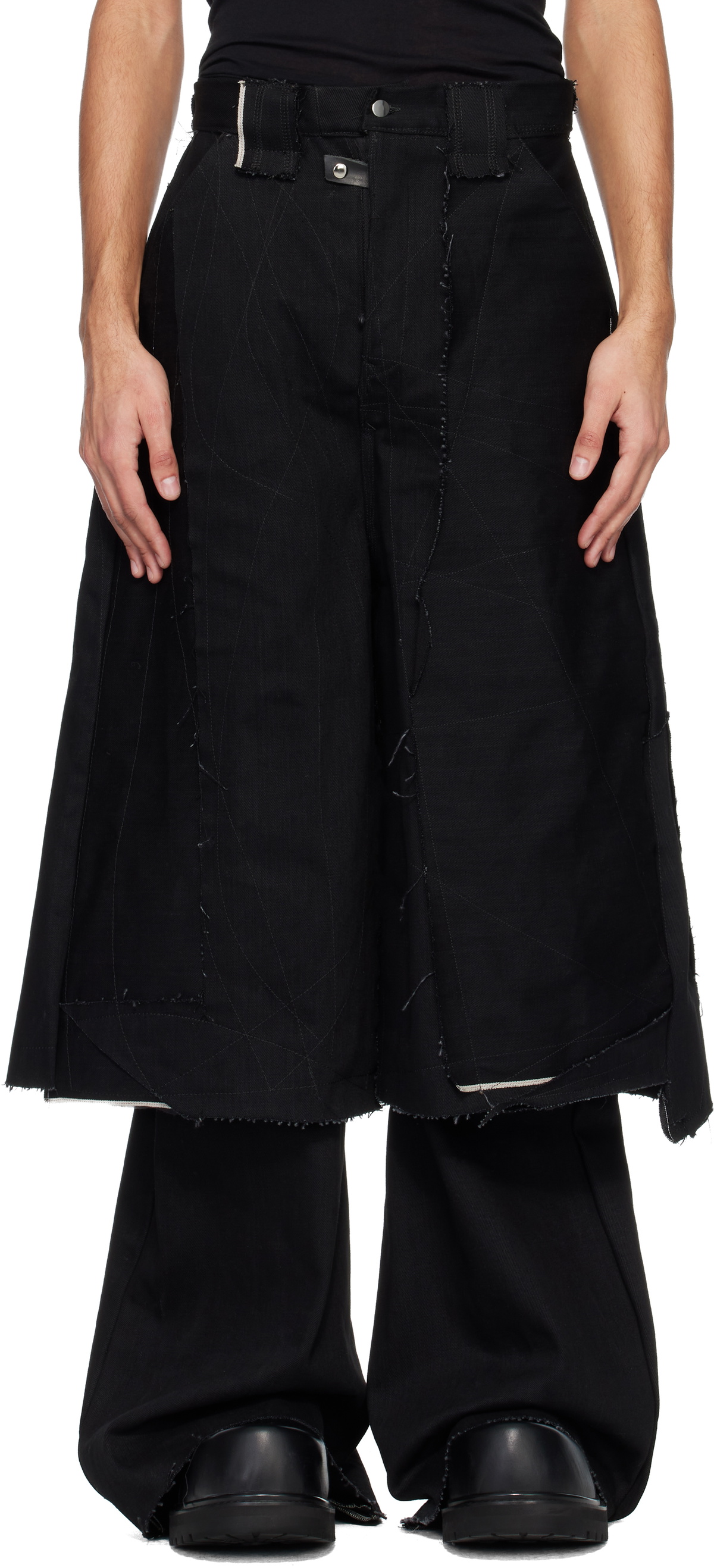 Swampgod Black 3/4 Fisolo Trousers