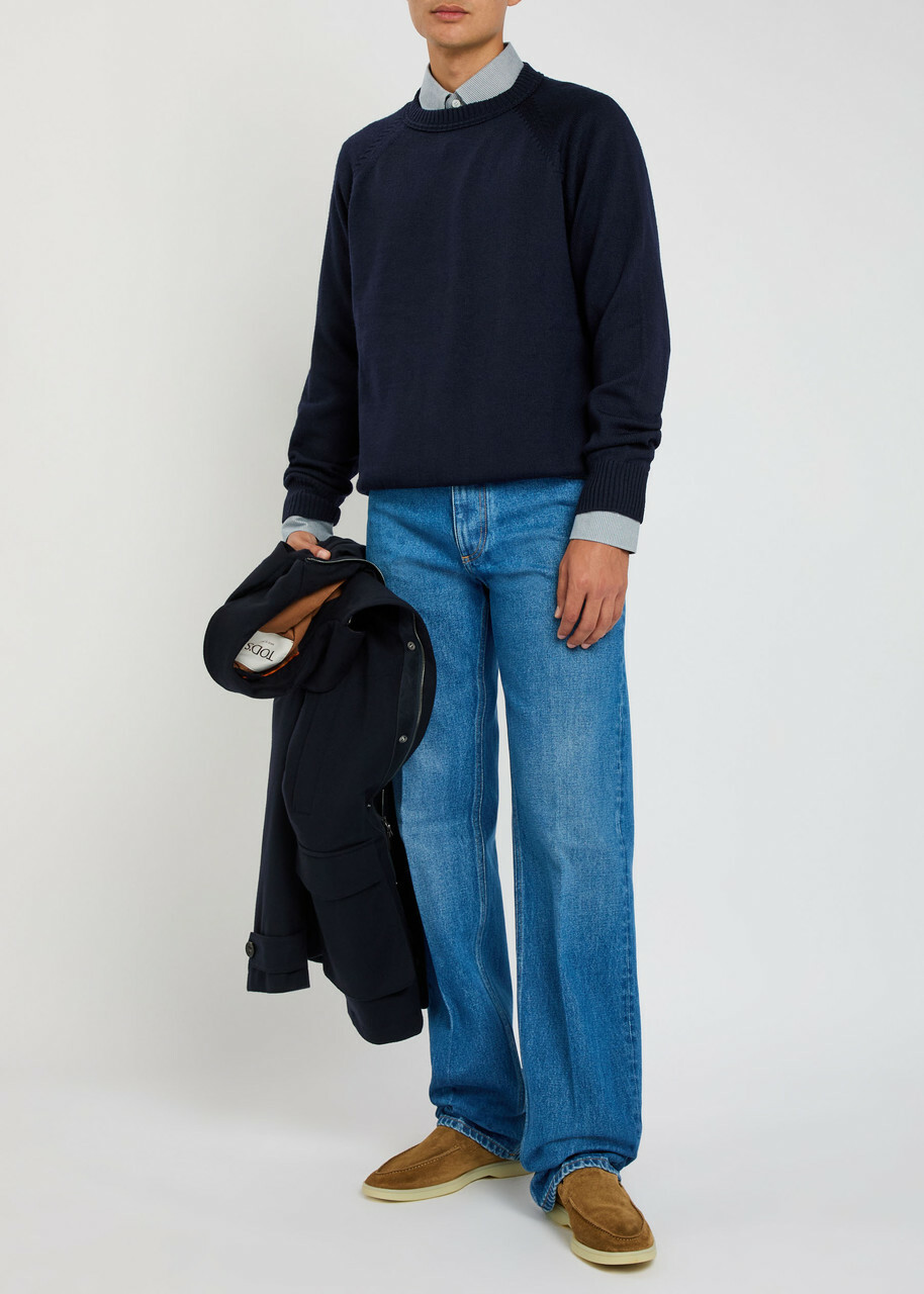 Tods Wool Jumper Navy