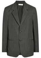 Our Legacy Unconstructed Ceremony Pinstriped Woven Blazer Stripe