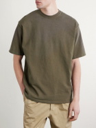 A.PRESSE - Vintage Cotton-Jersey T-Shirt - Green