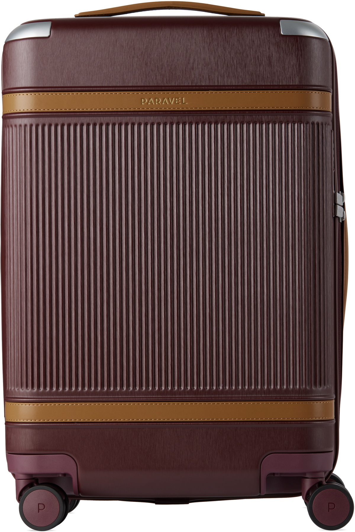 Paravel Red Aviator Carry-On More Suitcase