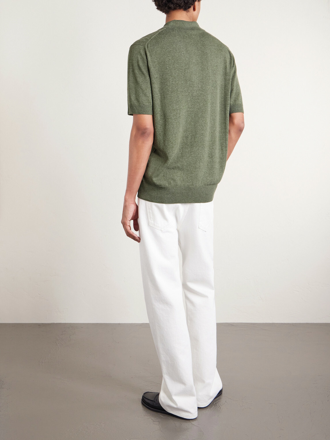 PIACENZA 1733 - Silk and Linen-Blend Polo Shirt - Green