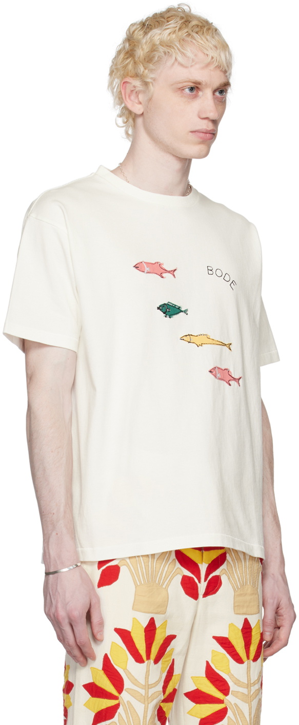 Bode White Fish T-Shirt Bode
