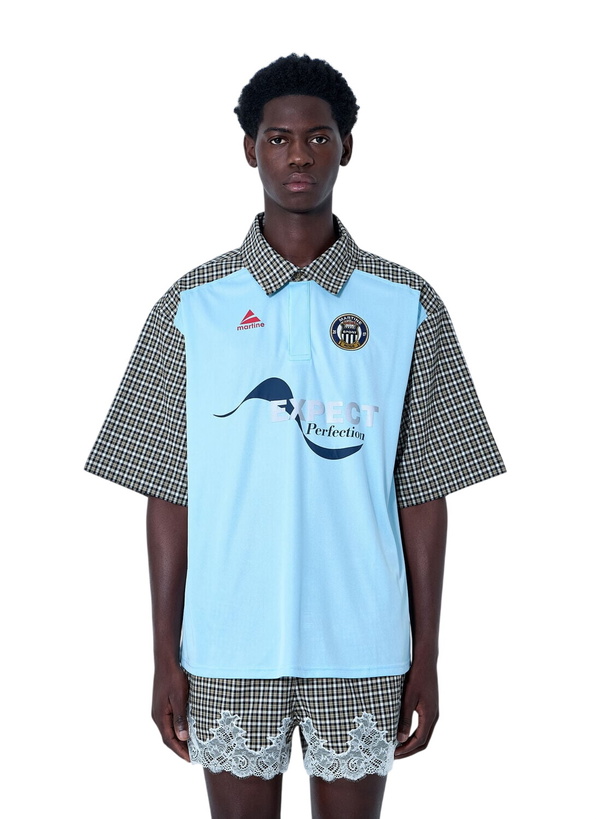 Photo: Martine Rose Patchwork Cotton Polo Shirt