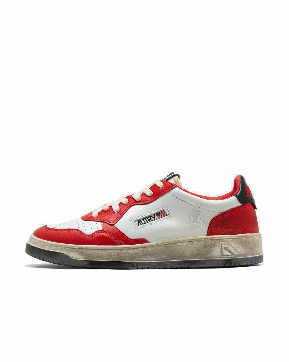 Photo: Autry Action Shoes Super Vintage Low Red/White - Mens - Lowtop