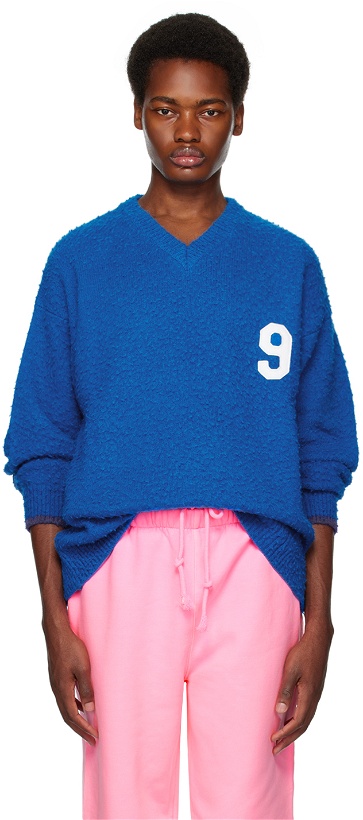 Photo: ERL Blue Patch Sweater