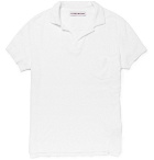 Orlebar Brown - Cotton-Terry Polo Shirt - Men - White