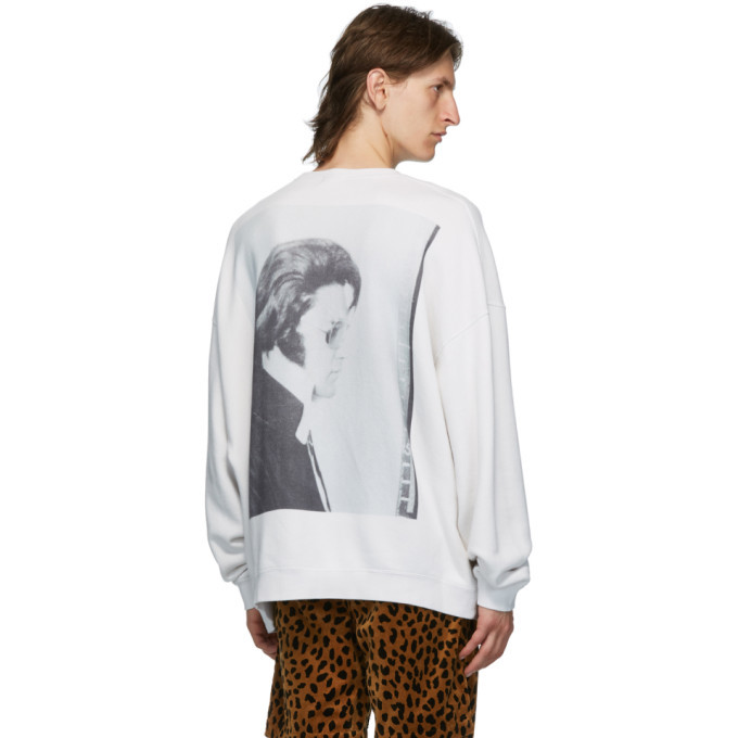 R13 Grey Elvis T 70 Oversize Sweatshirt R13