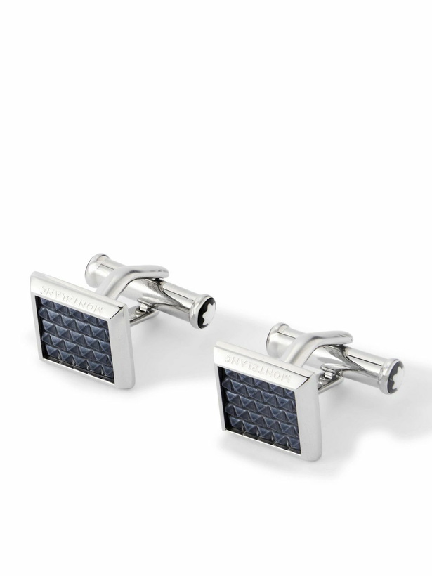 Photo: Montblanc - Meisterstück Lacquered Stainless Steel Cufflinks