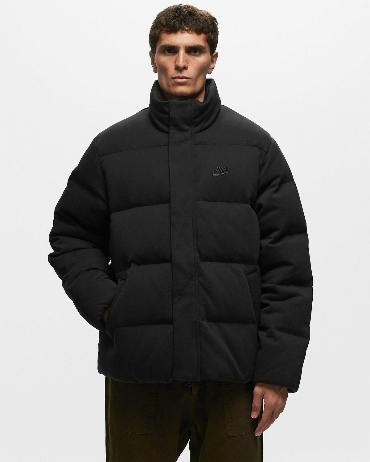 NIKE 00s ダウン puffer jacket black テック Nike Nike Tech Fleece Therma Fit Men's Puffer Jacket Black